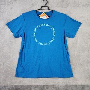 Unisex JZD Blue Ancestors Shirt Short Sleeve Latino Heritage Month Size XXL